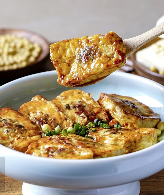 Tavada Kızartılmış Tofu (香煎豆腐)